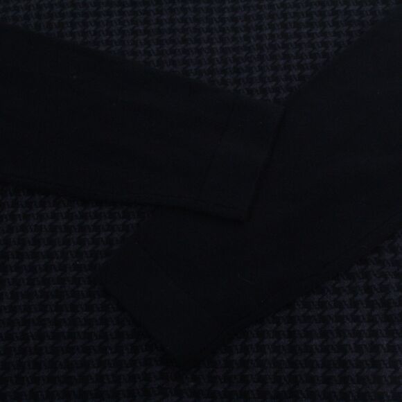 NWT Saks 5th Avenue Mens Black V-Neck Ribbed Merino Wool Pullover Sweater Medium - Picture 8 of 10